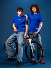 Volnočasové tričko Red Bull Bora Hansgrohe modré - edice PRO CYCLING