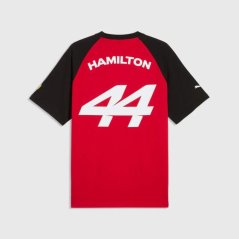 Tričko Lewis Hamilton Scuderia Ferrari F1 x Puma - fanská edícia