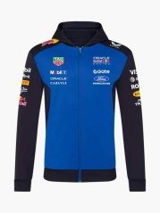 Mikina na zips Oracle Red Bull Racing s logami sponzorov - tímová edícia