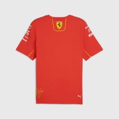 Tímové tričko Carlos Sainz - Scuderia Ferrari F1 2024 červené