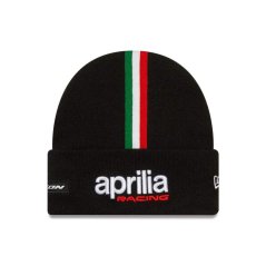 Zimní čepice Aprilia Racing s logem černá