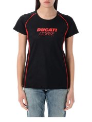 Volnočasové dámske tričko Ducati Corse s nápisom