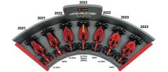 Set 7 modelov Scuderia Ferrari 1:43 BBurago - Leclerc / Sainz
