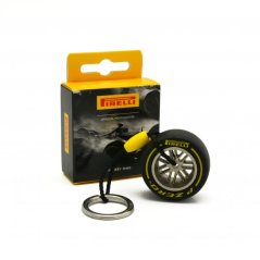 F1 Tech kľúčenka Pirelli TYRE 18 žltá