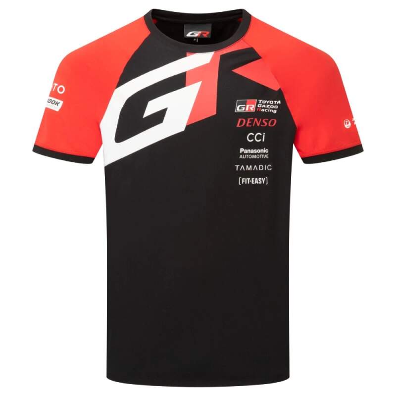Toyota GAZOO Racing WRC týmové tričko s logy sponzorů
