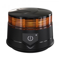 AKU LED oranžový magn. maják, bezdrátový 30x0,7W