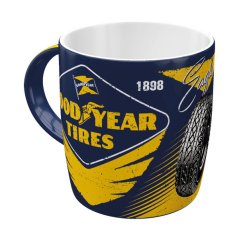 Goodyear keramický hrnček s motívom