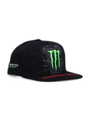 Fanouškovská kšiltovka Ducati Corse - Monster Energy s rovným kšiltem