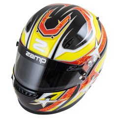 ZAMP Přilba ZR 72 Black / Red / Orange