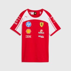 Dámské tričko Scuderia Ferrari F1 x Puma s logy sponzorů - týmová edice