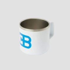 Bugatti hliníkový hrnek bílý