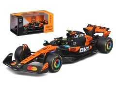 Model McLaren F1 MCL39 BBurago #4 Lando Norris 2025 1:43 Signature