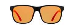 Red Bull Spect sluneční brýle EARLE černé s  oranžovými skly