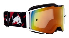 Red Bull Spect motokrosové brýle TORP černo-bílé s červeným sklem