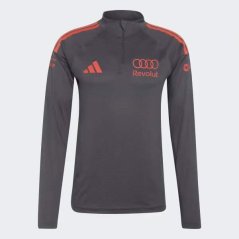Sportovní mikina Audi Revolut F1 šedá s logy sponzorů x Adidas - týmová edice