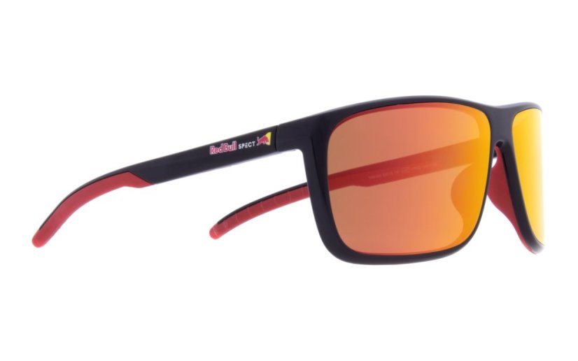 Red Bull Spect sluneční brýle TAIN černé s oranžovými skly