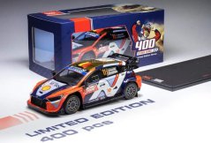 Model IXO Hyundai I20 N WRC Rally Poland 2024 T. Neuville 1:18
