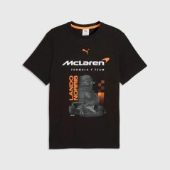 Tričko Lando Norris - McLaren F1 čierne - fanúšikovská edícia