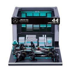 Model Bburago McLaren F1 1:43 Lewis Hamilton s modelom boxu