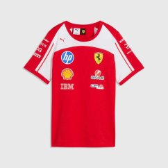 Dámské tričko Scuderia Ferrari F1 x Puma s logy sponzorů - týmová edice