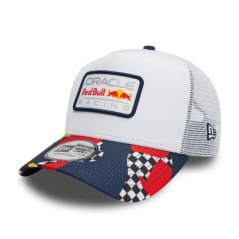 Síťovaná kšiltovka Oracle Red Bull Racing bílá RACING