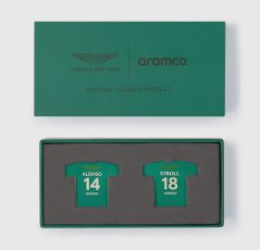 Aston Martin F1 Team fanúšikovské odznaky set