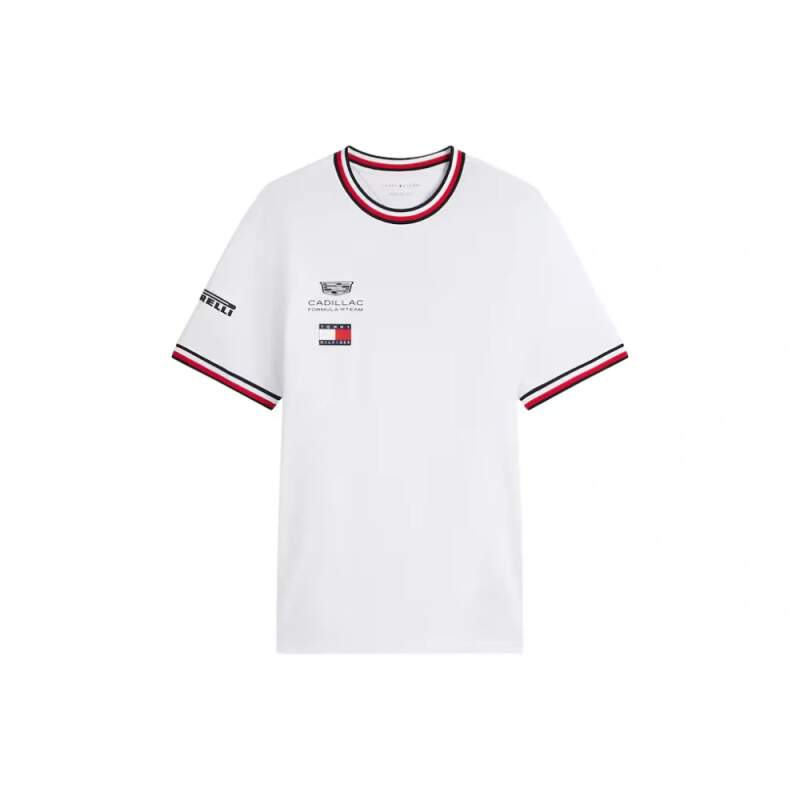 Bílé tričko Cadillac F1 x Tommy Hilfiger - týmová edice