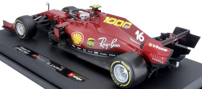 Model Scuderia Ferrari BBurago #16 Leclerc Toscana GP 1000TH 2020 1:18