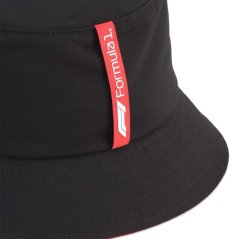 Fanúšikovský klobúčik Formule 1 s logom čierny