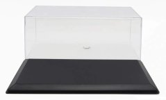 Plastový kryt na model vozu s podstavcem 1:18 čirý