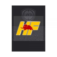 Lancia HF samolepka 3D LOGO