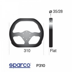 Sparco Volant P310 OPEN