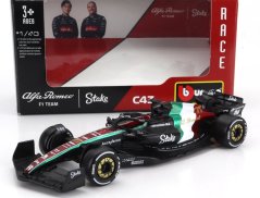 Model Alfa Romeo F1 C43 BBurago #24 V. Bottas Italian GP 2023 1:43