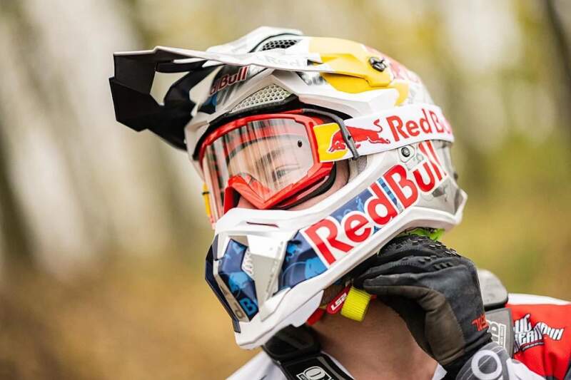 Red Bull Spect motokrosové brýle STRIVE oranžové s čirým sklem