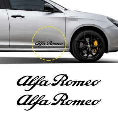 Alfa Romeo velká samolepka nápis set 2 ks