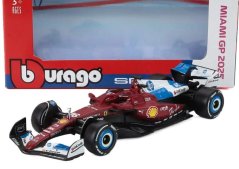 Model Scuderia Ferrari SF-25 BBurago #16 Charles Leclerc Miami GP 2025 1:43