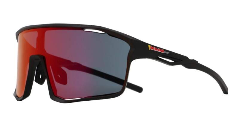 Red Bull Spect sluneční brýle RUMBLE černé s modro purpurovým sklem