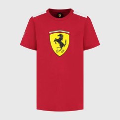 Dětské volnočasové tričko Scuderia Ferrari F1 červené - 152 CM