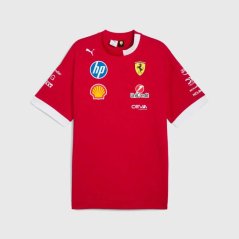 Tímové tričko Scuderia Ferrari F1 s logami sponzorov - DRIVERS