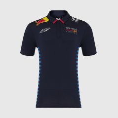 Týmová polokošile Max Verstappen - Red Bull Racing F1 2024 tmavě modrá