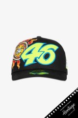 Kšiltovka VR46 Valentino Rossi - Heritage černá