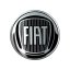 Fiat logo samolepka 3D černá 75mm