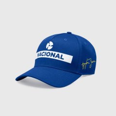 Ayrton Senna kšiltovka Nacional modrá se zahnutým kšiltem