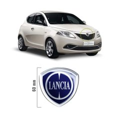 Lancia samolepka 3D LOGO na prednú kapotu