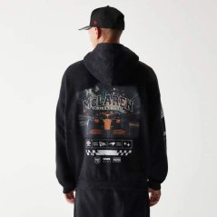 Volnočasová mikina na zips - McLaren F1 NE GRPHC čierna washed