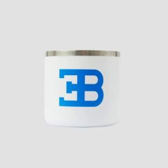 Bugatti hliníkový hrnek bílý