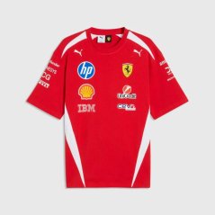 Tričko Scuderia Ferrari F1 s logami sponzorov x Puma - DRIVERS edícia
