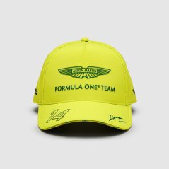 Týmová kšiltovka Fernando Alonso - Aston Martin F1 Team 2024 limetková