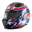 ZAMP Přilba RZ 72 Black / Red / Blue