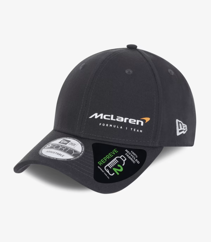 McLaren F1 volnočasová kšiltovka ESS tmavě šedá